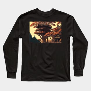 Autumn Tree House Long Sleeve T-Shirt